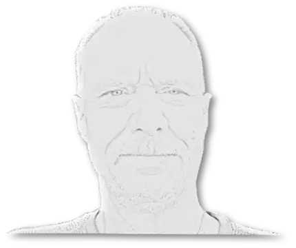 line drawing of me, D. Morgan Henley